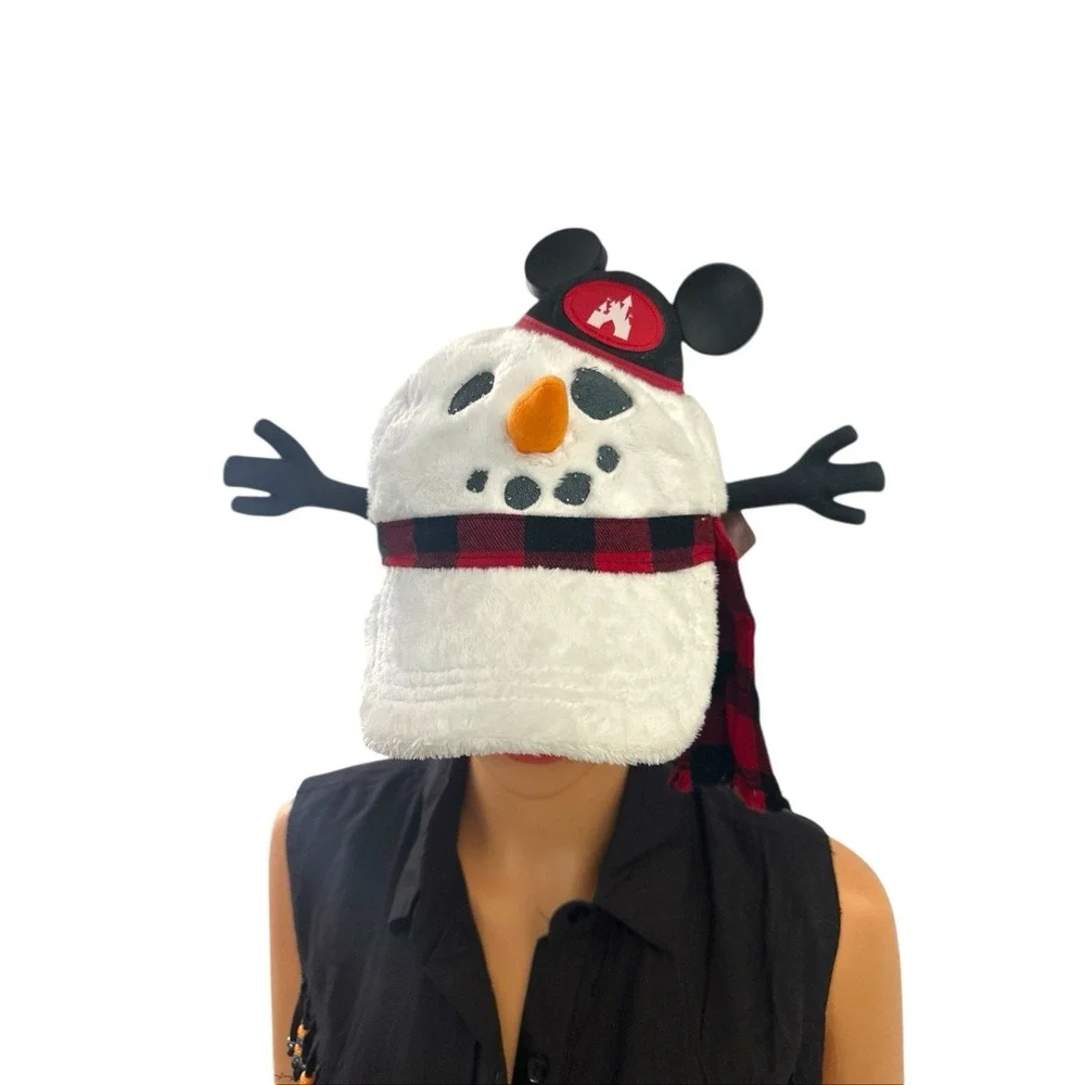 DisneyParks There's Snow Place Like Home Plush Snowman Light-Up Hat! Adult 57-62